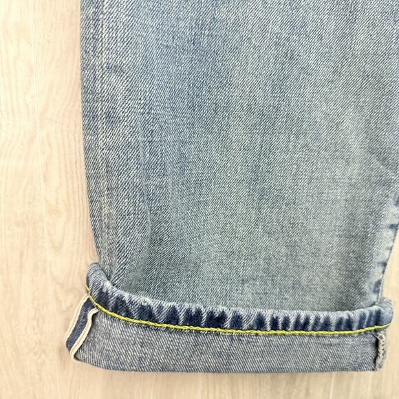 Levi's 701 Jeans Womens 26 Selvedge Big Hidden Rivets Light Wash Denim - Picture 13 of 16